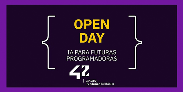 Open Day. 7 de marzo a las 11h:00H. Descubre el campus de programación más innovador del mundo.
